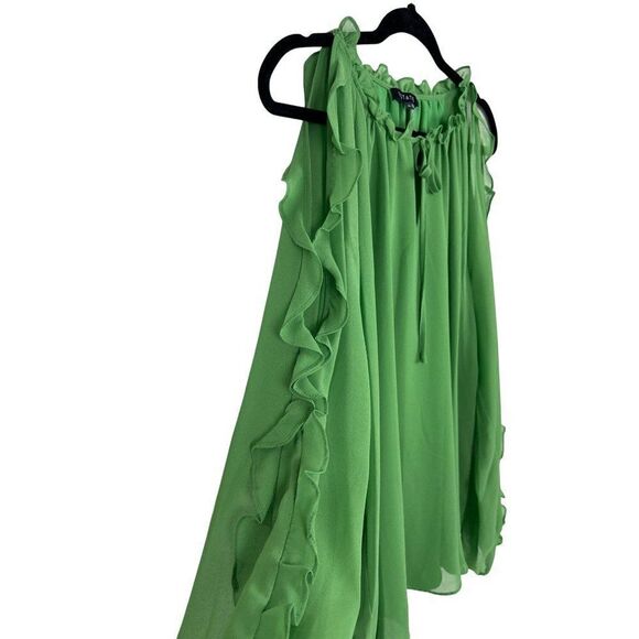 1.State blouses size 2 XL color fresh grass polyester sleeves have slits and ruf - Picture 3 of 7